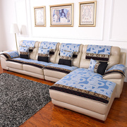 欧式沙发垫四季通用布艺，防滑皮沙发垫冬季客厅组合坐垫沙发套
