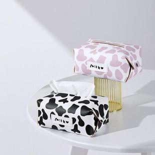 皮革纸巾盒抽纸盒客厅家用创意纸巾套纸袋车载茶几纸抽盒