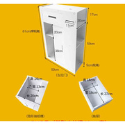 马桶夹缝边柜浴室侧柜卫生间，防水落地收纳储物柜置物厕所客厅窄柜