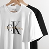 美版正品 Calvin Klein男士大标字母LOGO短袖T恤休闲圆领CK上衣夏