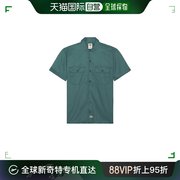 香港直邮潮奢 Dickies 迪凯斯 男士 经典斜纹布短袖工作衬衫 1574