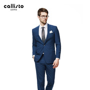 CALLISTO/卡利斯特男士羊毛商务休闲上衣西服绅士外套SKBWJ033DB