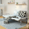 不锈钢沙发床双人小户型客厅简约可折叠布艺多功能现代折叠两用