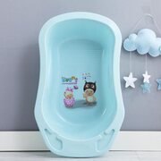 玺赢婴儿浴盆宝宝洗澡盆可坐躺通用儿童洗澡桶新生幼儿用品小号沐