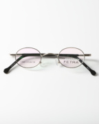 404的店复古金属椭圆斯文90年代气质眼镜配度数高度近视素颜镜架