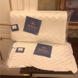 希尔顿记忆乳胶棉枕头进口双人枕芯忆棉枕芯枕头芯套装