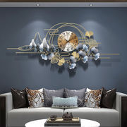 普诺德新中式创意钟表挂钟，客厅现代简约家用轻奢大气挂表北欧艺术