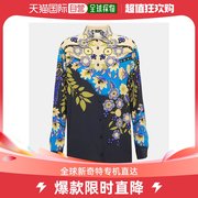 香港直邮潮奢etro艾特罗女士花朵，真丝乔其纱衬衫