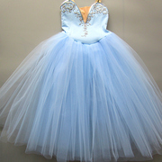 芭蕾舞裙儿童演出服专业小天鹅芭蕾舞蹈裙，女童蓝色蓬蓬纱裙tutu裙