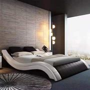 榻榻米床简约现代双人，1.8m米1.5m多功能，床皮床主卧室网红婚床