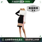 bcbgmaxazria女士针织开叉下摆，毛衣秋冬连衣裙海盐组合美