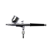 模型气泵彩绘上色喷笔双动外调0.20.30.5mm口径喷喷漆笔