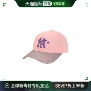 韩国直邮mlb儿童，蓝色棒球帽平沿帽子72cp84011-50p