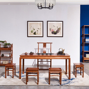 红木刺猬紫檀茶桌椅组合花梨木家具实木仿古中式客厅茶几功夫茶台