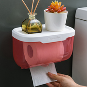 家用卫生间厕所纸巾盒卷纸盒厕纸，纸巾架卫生纸，置物架免打孔壁挂式