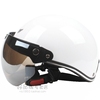 台湾EVO白色哈雷电动摩托车头盔安全帽男女防晒紫外线四夏季