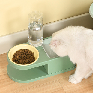 宠物饮水机喝水双碗猫碗狗碗猫咪狗狗自动喂食喂水器通用宠物用品