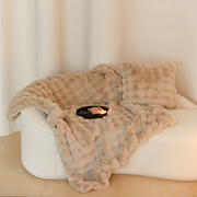 撒哈拉沙漠丨高级轻奢托斯卡纳毛毯冬季保暖盖毯沙发午睡装饰毯子