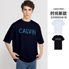 calvinklein凯文克莱，jeansck男士印花logo圆领，短袖t恤男夏