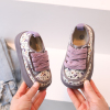 女童帆布鞋宝宝小童，室内鞋休闲儿童鞋，2024春秋男童板鞋幼儿园