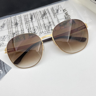 德国品牌ic!berlin太阳眼镜男女款超轻大框圆框个性时尚墨镜 Coho