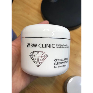 韩国3wclinic水润睡眠，面膜滋润肌肤，柔软顺滑100ml