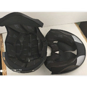 ls2头盔内衬ff394碳纤维揭面盔通风口风翼内棉配件下巴挡风均码
