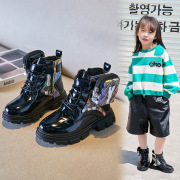 女童马丁靴2024秋冬秋季单靴英伦风公主短靴小书包儿童靴子