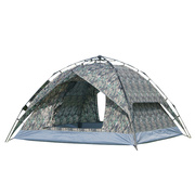 野营防雨防潮双层帐篷多人自动帐篷防大雨帐篷，户外野营速开帐篷
