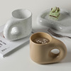 贝汉美北欧陶瓷马克杯咖啡杯喝水杯子情侣套装家用办公室创意水杯