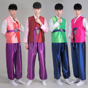 韩服男朝鲜族古装传统宫廷成人少数民族风舞台舞蹈婚礼演出服套装