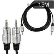 合金头DC3.5公公音频连接线 DC3.5mm音频延长线耳机延长线1.5米