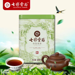 七彩云南普洱茶茶叶熟茶名门普洱（菊花）200g散茶罐装