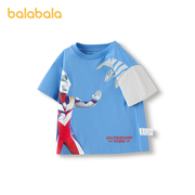 奥特曼IP商场同款巴拉巴拉儿童T恤男童短袖上衣2024夏装