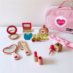 小梳妆包套装小女孩化妆盒女童仿真化妆品儿童公主过家家玩具