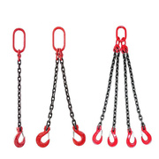 艾科堡起重吊索具链条吊钩21吨4腿3米G80锰钢吊装吊链挂钩铁链子