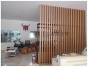 铁优品木塑木生态木100*50方通方管方木格栅园林房间隔断屏风装修