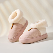 包跟棉拖鞋2023女秋冬季月子鞋室内家居加绒加厚保暖棉鞋外穿