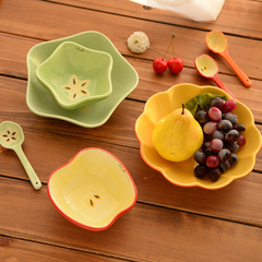 可爱风彩色水果日式居家陶瓷餐具