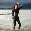 23专业游泳衣女连体，全身显瘦大码潜水服，速干防晒长裤长袖学生冲浪