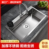 加厚304不锈钢厨房水槽洗菜盆大单槽台下洗菜池家用手工洗碗槽
