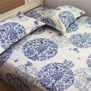2.4米宽幅纯棉帆布老粗布，布料民族风沙发床单，窗帘面料圆桌布