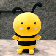 可爱仿真小蜜蜂公仔毛绒玩具，黄色蜜蜂玩偶睡觉抱枕，儿童布偶布娃娃