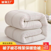 新疆一级长绒棉花被棉絮棉被被芯，床垫被褥被子四季通用垫被秋冬被