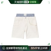 香港直邮alexanderwang中腰牛仔短裤4dc3234603