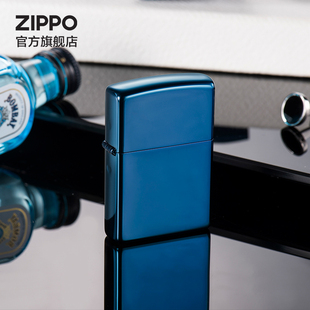 Zippo打火机正版美国经典蓝冰Zippo送男友礼物