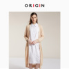 ORIGIN安瑞井女装商场同款春秋时尚长款镂空针织衫外套