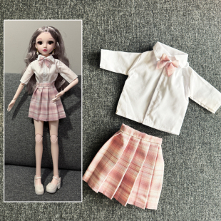 60厘米芭芘娃娃衣服睡衣JK裙子套装洛丽塔裙(只卖衣服没有娃娃)