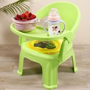 儿童餐椅带餐盘宝宝吃饭桌，叫叫椅婴儿，椅子餐桌靠背学坐塑料小凳子