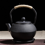 小丁炉围炉煮茶壶泡茶壶，铸铁壶小丁茶具，套装室内烧水日式生铁壶功